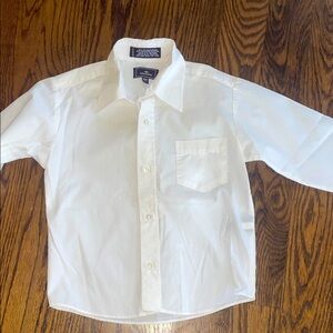 Dockers Kids White Button Down Shirt sz7